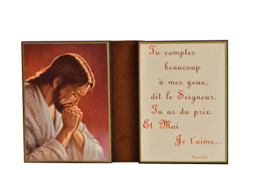 [3700284892342] LE CHRIST EN PRIERE - DIPTYQUE 8X15 CM -