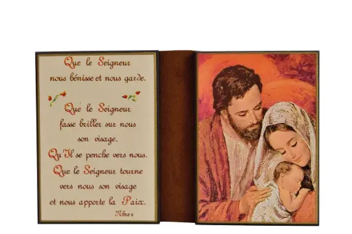 [3700284892366] LA SAINTE FAMILLE - DIPTYQUE 8X15 CM -
