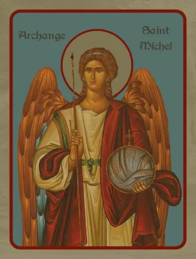 [3700284898320] SAINT MICHEL - ICONE TRADITION 14X10.6 CM - 503.42