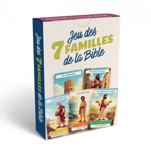 [3700318963970] JEU DES SEPT FAMILLES DE LA BIBLE