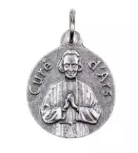 [3700344836491] MÉDAILLE MOULÉE DU CURE D'ARS 1,8 CM