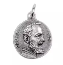 [3700344841921] MEDAILLE FRAPEE -  PADRE PIO 1,8 CM