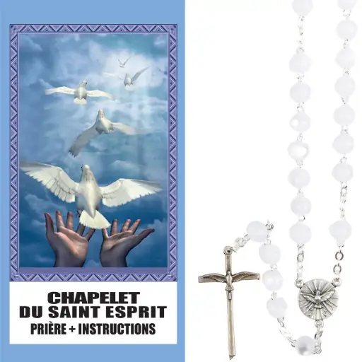 [3700344844496] CHAPELET DE L'ESPRIT SAINT AVEC LIVRET EXPLICATIF - 7X7 PERLES