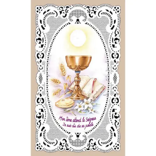[3700344906354] IMAGE DE COMMUNION CALICE - MODÈLE 7