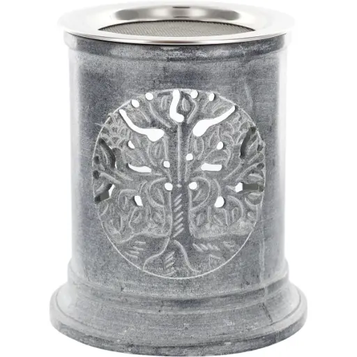 [3700344907160] BRULE ENCENS PHOTOPHORE "ARBRE DE VIE" H10 CM