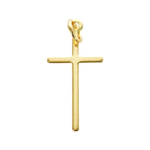 [3700344935675] CROIX FINE - DOREE A L'OR - 2.3CM