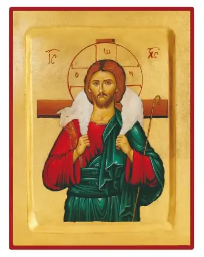 [3701389803080] ICONE DU BON PASTEUR 14X18CM