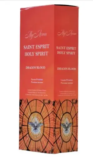 [3701582700957] TUBE DE 20 BATONNETS D'ENCENS ESPRIT SAINT - PARFUM SANG DRAGON