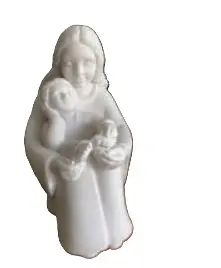 [3760130786300] STATUE NOTRE DAME CONFIANCE ALBATRE 19,5 CM