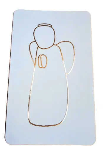 [3760130788205] CARTE SIMPLE EMANY ANGE PRIERE