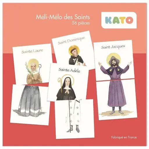 [3760339610055] JEU KATO MÉLI-MÉLO DES SAINTS - JEU DE 56 PIÈCES
