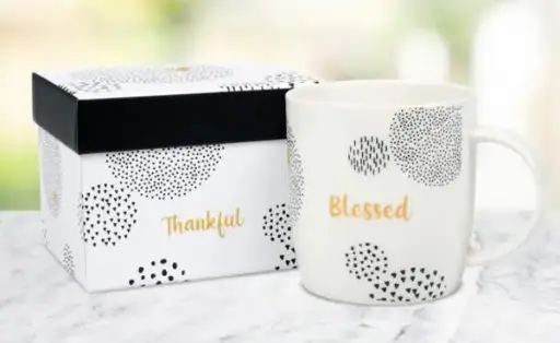 [4260658432240] TASSE "THANKFULL-BLESSED" ET SA BOITE