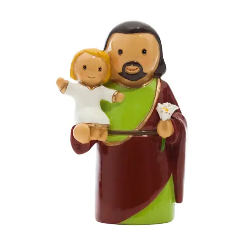[4895220302173] STATUE DE SAINT JOSEPH 5,1 X 3 X H. 7,8 CM