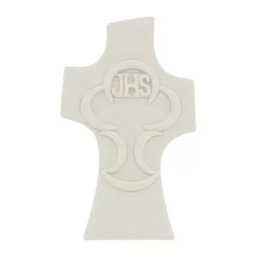 [8022934149602] CROIX DE COMMUNION BLANCHE - 9CM