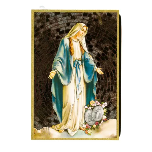 [8032727906442] ICONE MARIE MÉDAILLES MIRACULEUSES 15.5cm