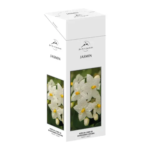 [8906088963133] TUBE DE 20 BATONNETS D'ENCENS PARFUM JASMIN
