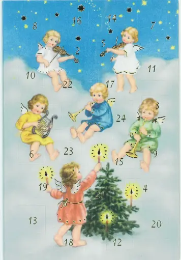 [9007807210602] CARTE CALENDRIER DE L'AVENT