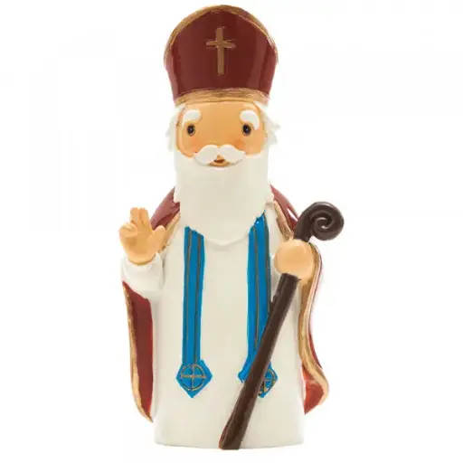 [9999900027600] STATUE SAINT NICOLAS 8CM