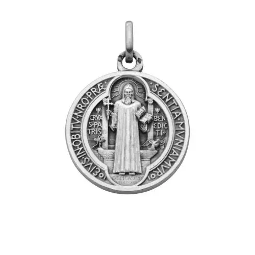 [OF23P11916000] MÉDAILLE SAINT BENOIT 25MM - ARGENT