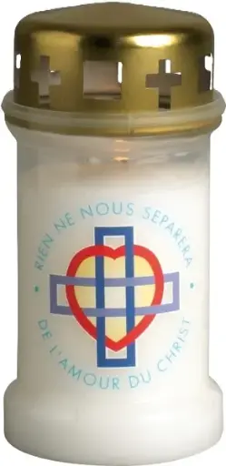 [VVME3TFA95] VEILLEUSE "RIEN NE NOUS SEPARERA DE L'AMOUR DU CHRIST"