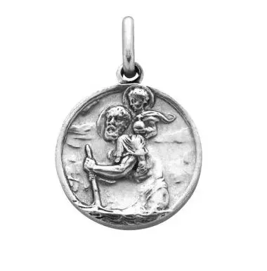 [X11103X000] MÉDAILLE SAINT CHRISTOPHE 18MM