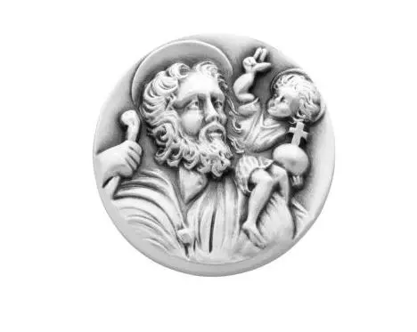 [X11493X000] AIMANT DE VOITURE - SAINT CHRISTOPHE