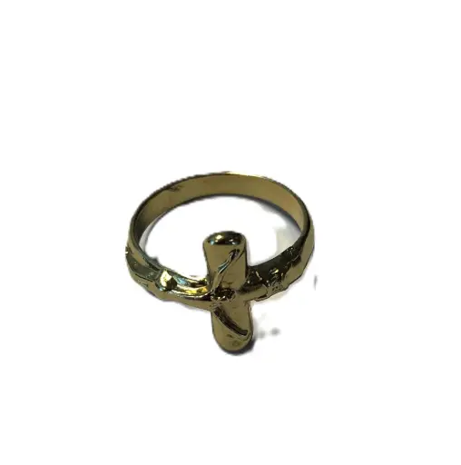 [1000000000757] DIZAINIER EN MÉTAL DORÉ AVEC CROIX