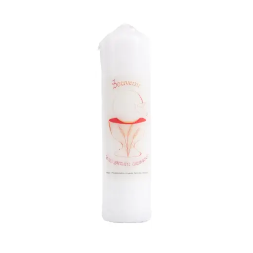 [1000000001822] BOUGIE PREMIERE COMMUNION  Ø 5 CM H. 20 CM.