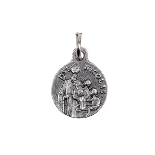 [1000000002300] MEDAILLE METAL SAINT NICOLAS 15MM