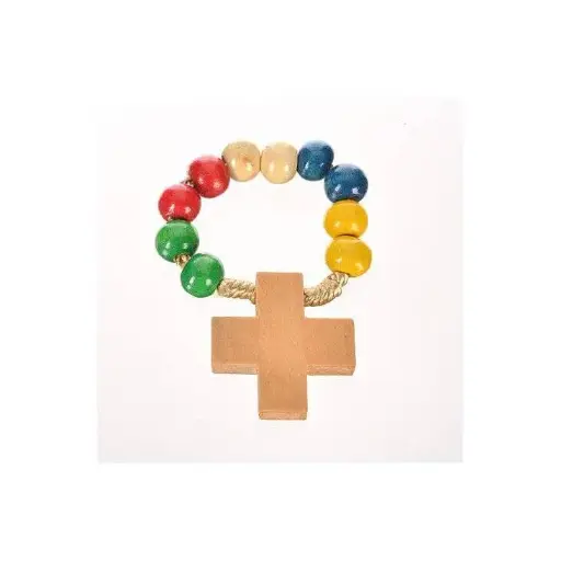 [1000000003055] DIZAINIER DES MISSIONS - PERLES COLORÉES - CROIX CARRÉE