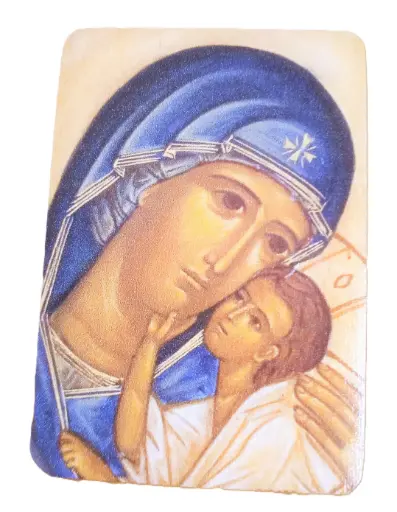 [1000000003895] ICONE VIERGE A L'ENFANT BLEU II