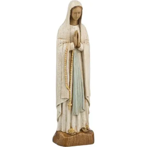 [1000000005356] STATUE NOTRE DAME DE LOURDES 27 CM