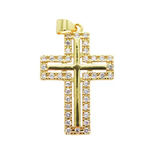 [1000000005431] CROIX EVIDEE OR/ZIRCON